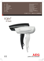 AEG FOEN HT 5643 Instrucciones De Servicio