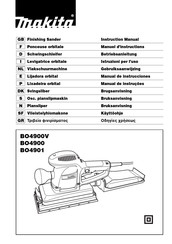 Makita BO4901 Manual De Instrucciones