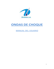 Dermotec ONDAS DE CHOQUE Manual Del Usuario