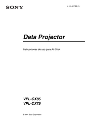 Sony VPL-CX75 Instrucciones De Uso