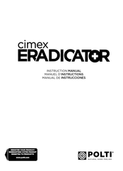 POLTI cimex ERADICATOR Manual De Instrucciones