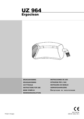 Nilfisk UZ 964 Ergoclean Instrucciones De Uso