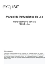 Exquisit KS350-4A++ Manual De Instrucciones De Uso