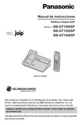 Panasonic BB-GT1500SP Manual De Instrucciones