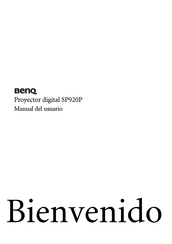 BenQ SP920P Manual Del Usuario