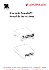 OHAUS Defender D300QX Manual De Instrucciones