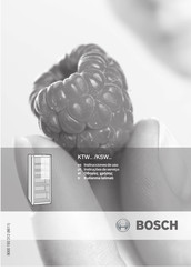 Bosch KTW Serie Instrucciones De Uso