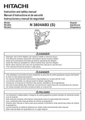 Hitachi N 3804AB3 S Instrucciones Y Manual De Seguridad