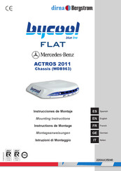 dirna Bergstrom bycool FLAT ACTROS 2011 Instrucciones De Montaje