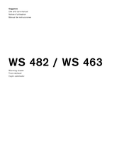 Gaggenau WS 482 Manual De Instrucciones