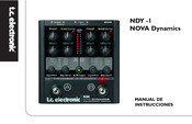 T.C. Electronic NDY -1 NOVA Dynamics Manual De Instrucciones