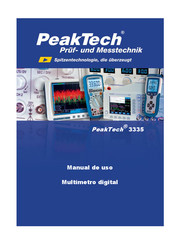 PeakTech 3335 Manual De Uso