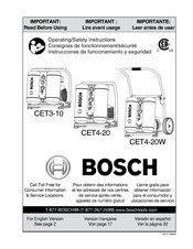 Bosch CET4-20W Instrucciones De Funcionamiento