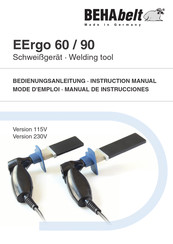 BEHAbelt EErgo 90 Manual De Instrucciones