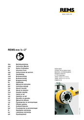 REMS eva 1/8-2'' Instrucciones De Servicio