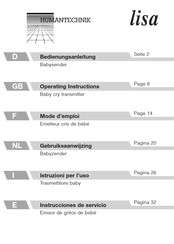 HumanTechnik lisa Instrucciones De Servicio