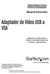 StarTech USB2VGAMM6 Manual De Instrucciones