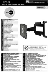 OMNI mount ULPC-S Manual De Instrucciones