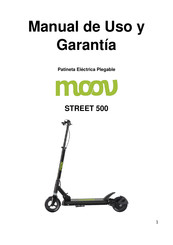 MOOV STREET 500 Manual De Uso Y Garantía