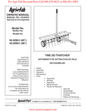 Agri-Fab 45-02951 Manual Del Usuario