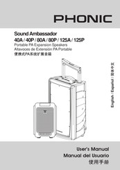 Phonic Sound Ambassador 125A Manual Del Usuario