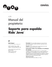 Ride Java Manual Del Propietário