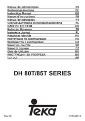 Teka DH 85T Serie Manual De Instrucciones