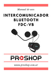 ProShop FDC-VB Manual De Uso