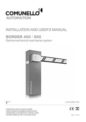 Comunello Automation BORDER 400 Instrucciones De Uso Y De Instalacion