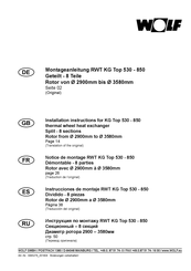 Wolf KG Top 850 Instrucciones De Montaje