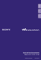 Sony Walkman NWZ-S715F Guia De Funcionamiento