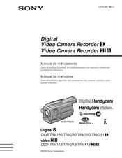 Sony Digital 8 DCR-TRV150 Manual De Instrucciones