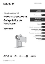 Sony Handycam HDR-TG1 Guia Practica