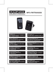 König Electronic MP3-FMTRANS50 Manual De Uso