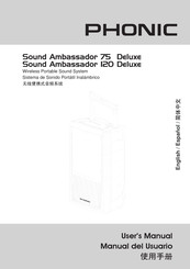 Phonic Sound Ambassador 75 Deluxe Manual Del Usuario