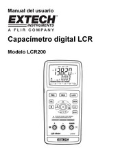 flir EXTECH INSTRUMENTS LCR200 Manual Del Usuario