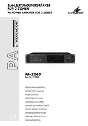Monacor 17.0800 Manual De Instrucciones