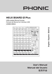 Phonic HELIX BOARD 12 Plus Manual Del Usuario