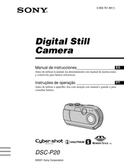 Sony Cyber-shot DSC-P20 Manual De Instrucciones