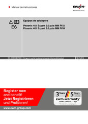 EWM Phoenix 401 Expert 2.0 puls MM FKW Manual De Instrucciones