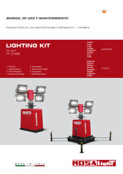 Mosa Light TF KIT I9 Manual De Uso Y Mantenimiento