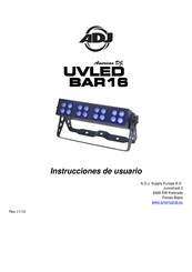 American DJ UVLED Bar16 Instrucciones De Usuario