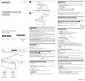 Sony XDR-S16DBP Manual De Instrucciones