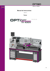 OPTIMO OPTIturn TH 4010V Manual De Instrucciones