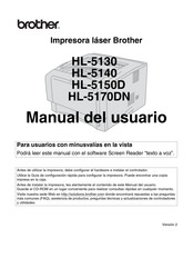 Brother HL-5170DN Manual Del Usuario