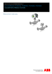 ABB CoriolisMaster FCH330 Manual De Instrucciones
