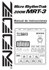 Zoom Micro RhythmTrak MRT-3 Manual De Instrucciones