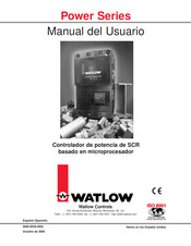 Watlow Controls Power 160 Manual Del Usuario