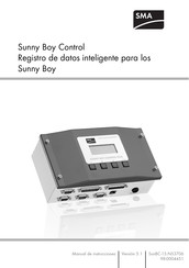 SMA Sunny Boy Control Manual De Instrucciones