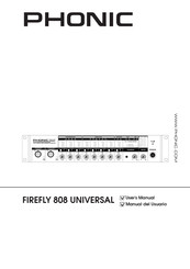 Phonic FIREFLY 808 UNIVERSAL Manual Del Usuario